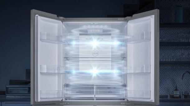 Smarte Temperatursteuerung im gesamten Kühlschrank