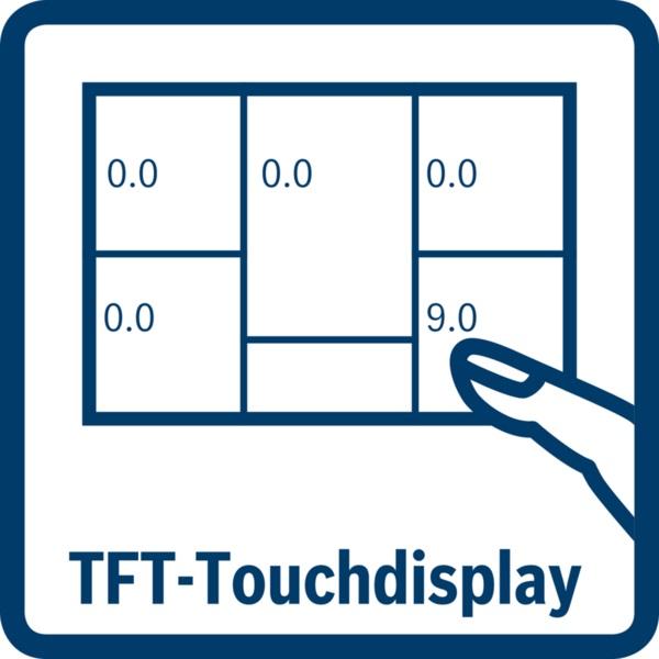 Einfach zu bedienendes TFT-Display