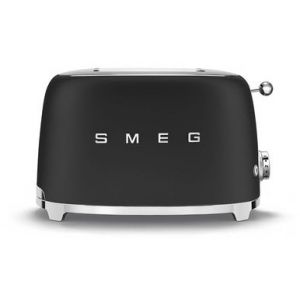 SMEG Toaster 2-Schlitz 50's Retro Style TSF01BLMEU Schwarz Matt