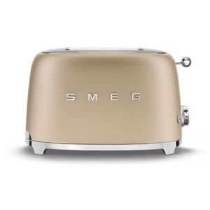 SMEG Toaster 2-Schlitz 50's Retro Style TSF01CHMEU Champagner Matt