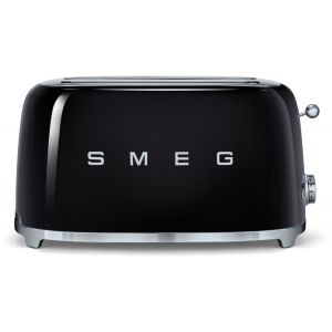 SMEG Toaster 2-Schlitz Lang 50's Retro Style TSF02BLEU Schwarz