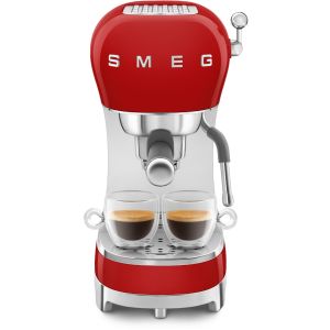 SMEG Espresso-Kaffeemaschine 50's Style ECF02RDEU Rot
