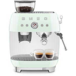SMEG Espressomaschine mit Mahlwerk 50's Style EGF03PGEU Pastellgrün