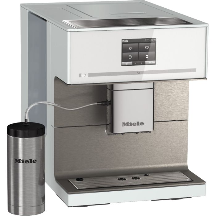Miele Stand-Kaffeevollautomat 7550 CM Brilliantweiß CoffeePassion