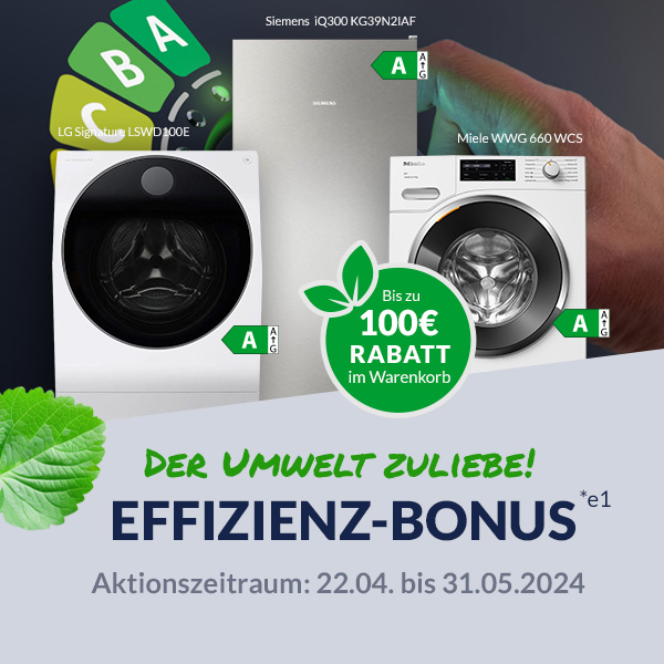 Effizienz-Bonus: Jetzt 20€ Warenkorb-Rabatt sichern!
